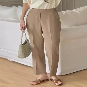 린넨 스판 9부 슬림일자 슬랙스 (3color)