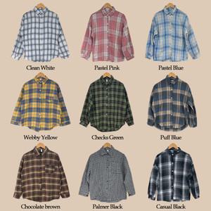 앤드 체크남방/여성남방/간절기/여름/체크/데일리룩/셔츠