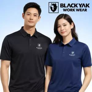블랙야크 에어쿨링 폴로[카라] 반팔 티셔츠 [블랙/네이비]