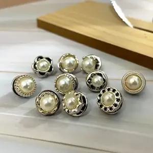 포인트 펄 옷핀 매너브로치 세트 브로치 10종 믹스-WFGTDGH