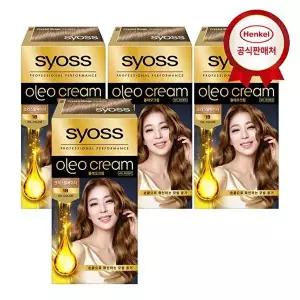 [헨켈뷰티]사이오스 올레오크림 새치염색약 1-B 크리스탈베이지 x 4개