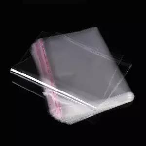 써니포장 OPP 봉투 접착 투명 포장 비닐 10x12+3cm 200장