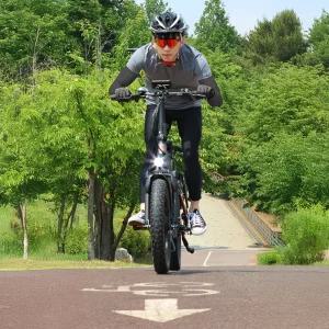 전기자전거 이폴딩20(블랙) 접이식 자전거 듀얼모터 전용도로 진입인증 PAS겸용