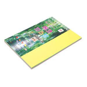 종이문화 에코파스텔 얇은 양면 색상지 120g A3 10색 혼합 100매 색도화지 색지