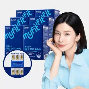 [4+2] 동국제약 마이핏V 식물성 알티지 오메가3 총6박스 RTG EPA DHA 비타민D 비타민E 오메가