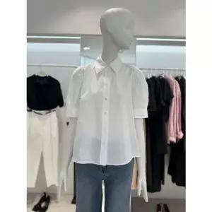 [NS홈쇼핑]소매 퍼프 반팔 셔츠 (Z252MSC105)[35207921]