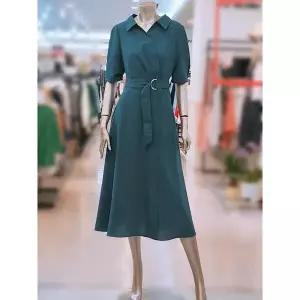 [미니멈] 세이브존03 플레어 반팔 원피스 MZBGWO3850 (S35129651)