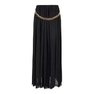 발렌시아가 청키 체인 플리츠 맥시 스커트 808778TGO08 1000 TP934803680