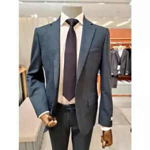 [갤러리아] 24 S/S 본 딥그린 옴브레 슬림핏 남성 여름정장 BN4SJA026