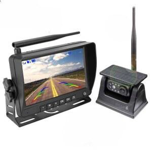 6M 화물차 트레일러 WIFI 1개 태양열 태양광 모니터 트럭 무선 후방 카메라1대 카메라 모니터에