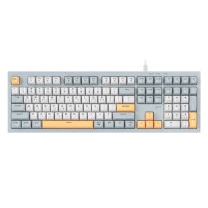 지클릭커 오피스프로 OPK50 사일런스 M RGB 무소음 방수 키보드 Navy Blue CR1