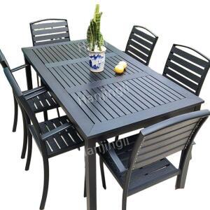 테이블 세트 야외 4인용 6인용 의자 탁자 테라스 카페