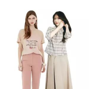 [하프클럽/올리비아로렌]SUMMER 플리츠팬츠/블라우스외