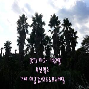 [KTX]부산 명소탐방 & 외도 & 거제모노레일기차여행(1박2일)