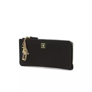 [롯데백화점]닥스 액세서리 [선물포장+쇼핑백] [DCWA5F528BK] [LOUIS DD] 블랙 DD로고 소가죽 슬림 장지갑