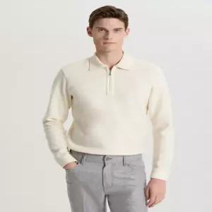 [닥스 남성] [24FW] DMTS4DT05IV 반값세일IMPORTED FABRIC울혼방 부클 카라티셔츠