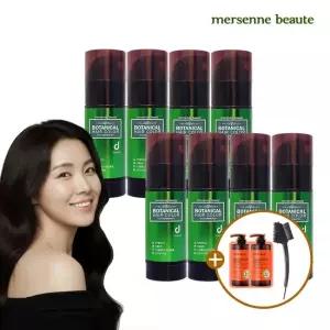 보타니컬 헤어칼라 새치커버 염색약 기획세트 1+1 다크브라운 4개 세트