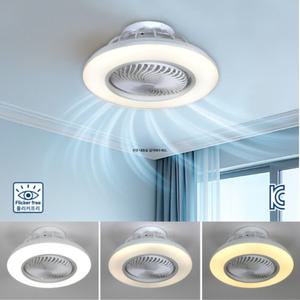 파워링 하이투 LED 실링팬 선풍기 방등 600 삼색변환 디밍 밝기조절 리모컨 플리커프리 360도 회전