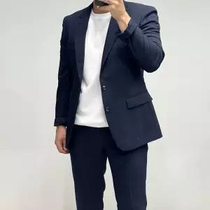 25S/S 쿨맥스 다크네이비 슬림핏 여름 스판 셋업수트 정장 WSZ2-JK84PK84
