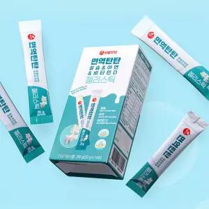 서울우유 면역탄탄 칼슘 아연 비타민D 젤리스틱 14포 3박스 키즈 어린이 영양제