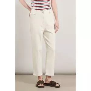 [BCBG](대구신세계)올앤선드리 화이트 퍼니 베기핏 PT (A5M3P354)