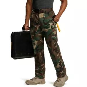 CQR 프론트라인 택티컬 등산 클라이밍 밴딩 남자 카모 카고바지 TWP330