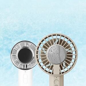 휴대용 쿨냉각 터보 에어컨 손선풍기 나비 스톰 NV198-ACF10 5엽날개 카키