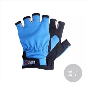 (블루) 싸파 5컷 장갑 반장갑/스포츠/자전거/러닝/여성/등산/운동/등산용/싸이클/손가락/헬스/런닝/라이딩