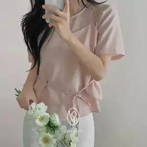 핫핑 [하객룩][LOVB] L-1444 쉬폰 나시 블라우스 SET