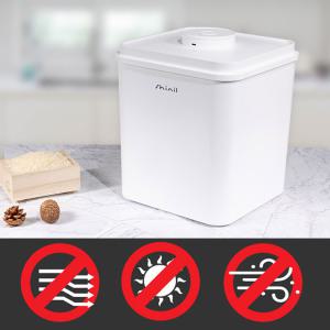 신일 스마트 무선 충전식 벌레방지 진공 보관 쌀통 13L 11kg 간편 세척