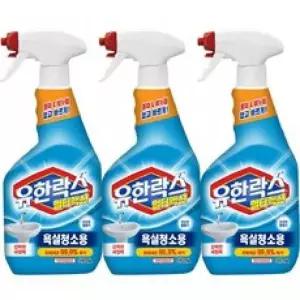 유한락스 멀티액션 욕실청소용 세정제 510ml 3개