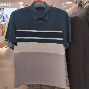 [트레몰로] HC09 캐주얼 반팔 티셔츠 인디안 SS 여름 남성 여름 그린 솔리드 티셔 (S37851653)