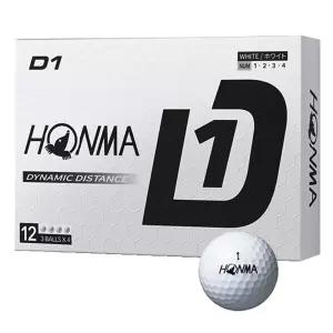 혼마 D1 골프공 2024년 12구 1더즌 화이트 비거리형 볼