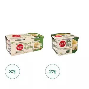 햇반 현미밥 한달팩(30입)(발아현미밥210g X 24팩+현미130g X 6팩 증정)