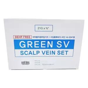 두원 나비침 21G 3/4 스칼프니들 1통/100개