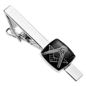 AMITER MaSonic 소닉 타이 클립 남자 남성 5.6cm(2.25인치) 바 프리메이슨 남편 아버지 남자친구를 위한 맞