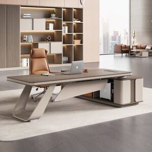 ㄱ자형 책상 임원 테이블 대표실 사무용 좌측 작업 CEO책상 중역 변호사 CEO 서재