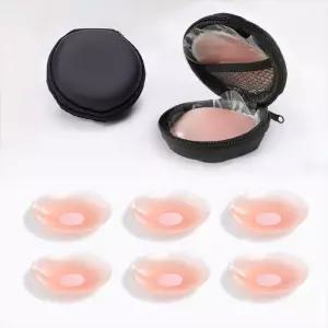 보리별 실리콘 니플 패드 3쌍 케이스증정 반영구사용 누디스킨 니플 스킨 패치 실리콘브라