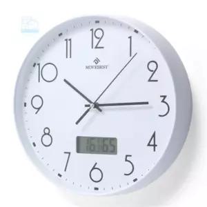 ON동네 벽시계 디지털 온습도계 WH 벽걸이