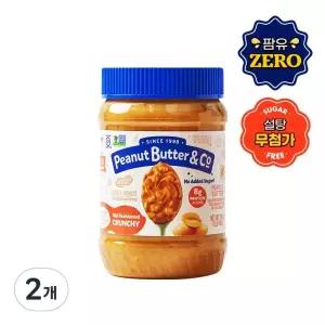 팜유없는 땅콩버터 피넛버터앤코 무가당 설탕무첨가 올드패션드 크런치 454g x 2개