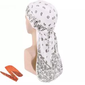 힙합두건 듀렉 반다나 흑인머리스카프 손수건모자 식당조리 헬스 자전거 바이크