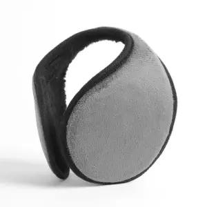 [비투비월드]무지 방한 털귀마개(그레이) 겨울 보온 등산 귀도리