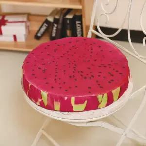 [비투비월드]상큼 프루츠 피타야 방석 푹신한 카페 쿠션 과일방석