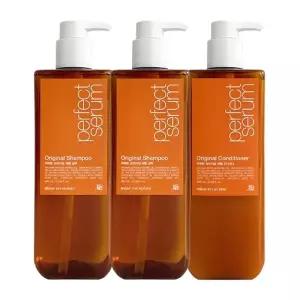 미쟝센 퍼펙트 오리지널 세럼 샴푸 680ml x2+컨디셔너