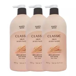 해피바스 정말 순한 바디워시 900g x3