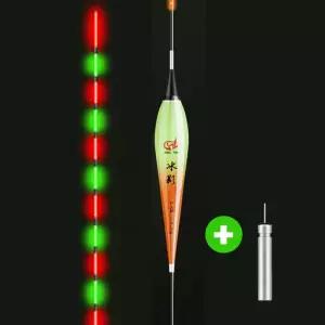 변색 민물 낚시 전자찌 LED 민물 장찌 올림 내림 붕어찌 60~75cm