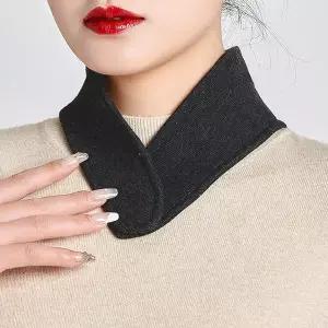 [비투비월드][아일렌]페이크 카라 버튼 넥워머(블랙)