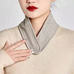 [비투비월드][아일렌]페이크 카라 버튼 넥워머(그레이)