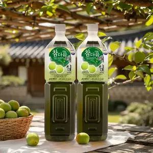[커피디바인]참다음 매실 1500ml x 2개 액상차 음료베이스