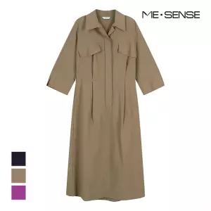 [미센스] 벨티드 카라 원피스_MB45OPM211A